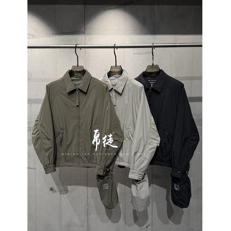 云柔棉服」超轻量云柔棉深睡感轻盈保暖翻领设计师款棉服夹克外套
