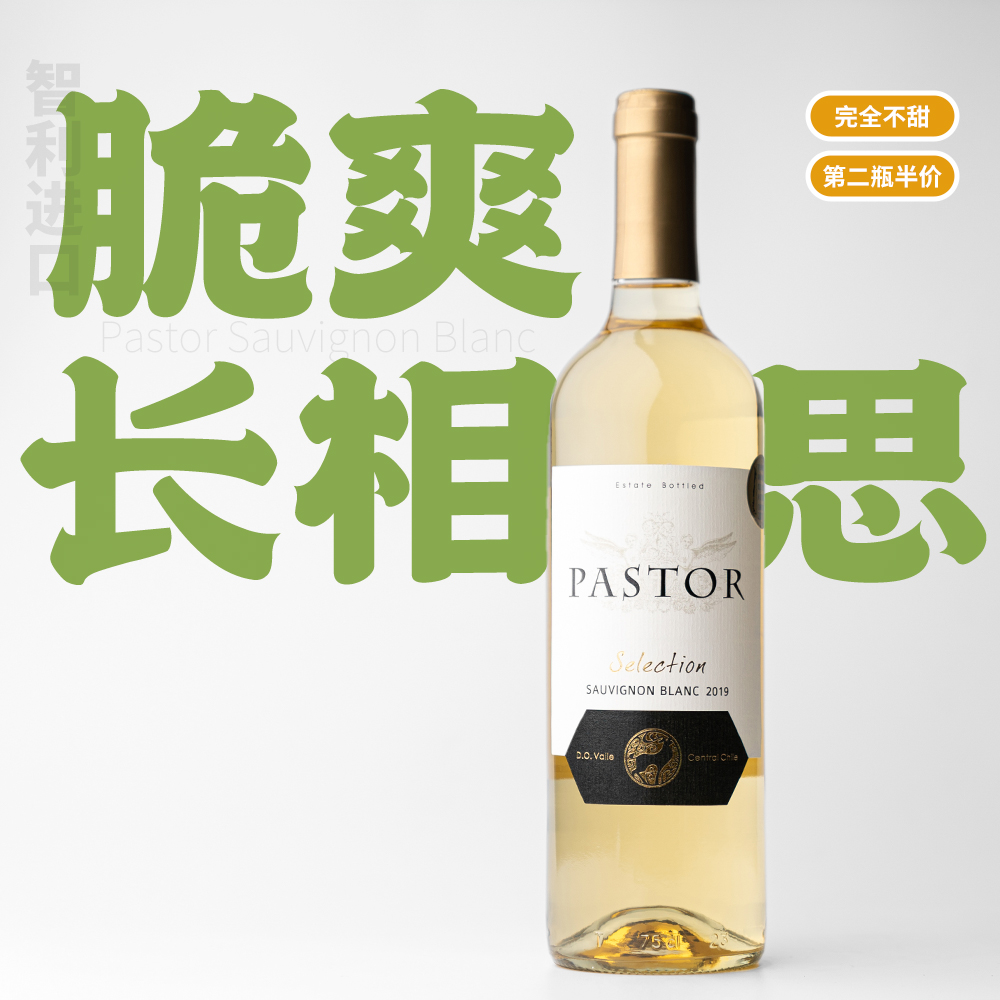 智利中央山谷长相思白葡萄酒