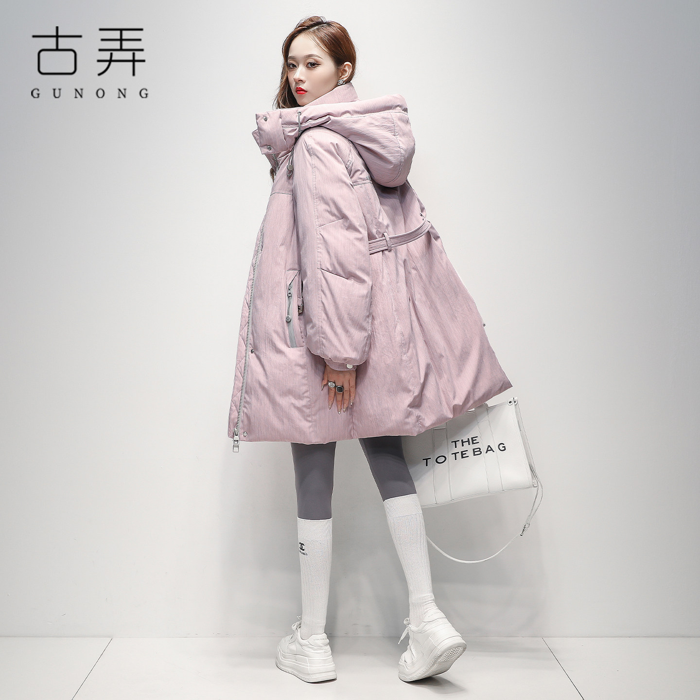 高端大牌修身羽绒服女中长款2026冬季新款超好看加厚鸭绒时尚外套