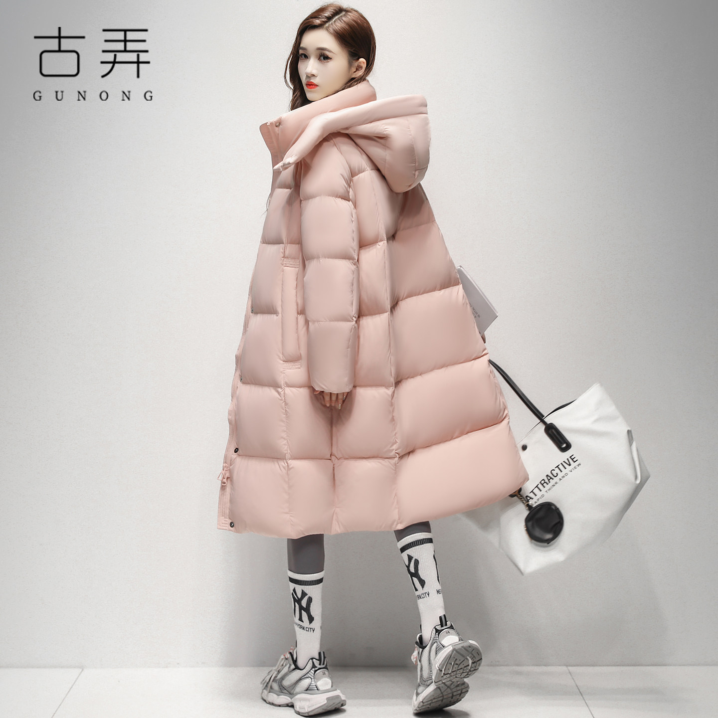 古弄大牌羽绒服女长款2026年新款加厚极寒宽松百搭冬季超好看外套