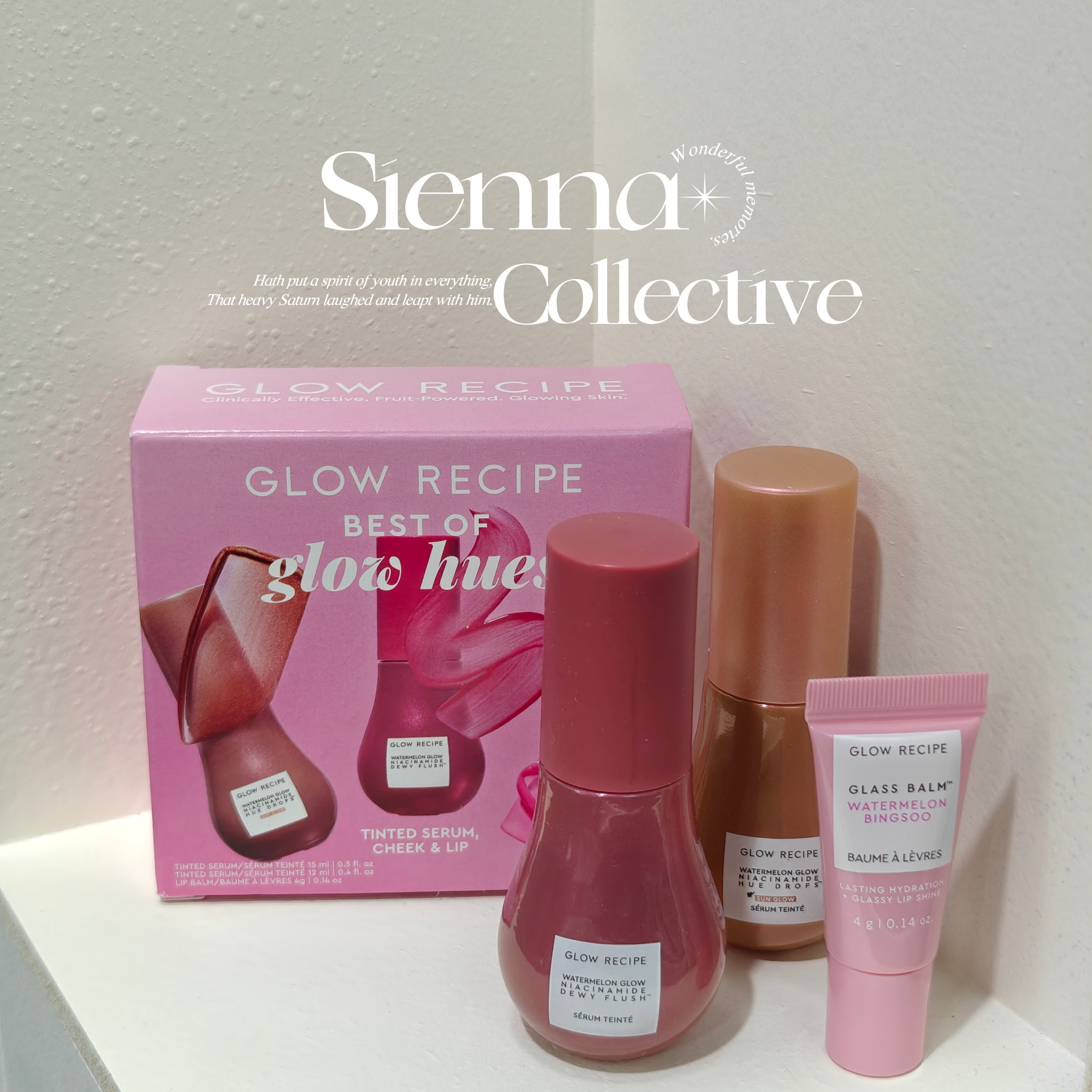 GlowRecipe腮红液美黑精华唇彩套装3件套,彩妆/香水/美妆工具,腮红/胭脂,淘宝优惠券,粉丝福利购,淘宝优惠卷