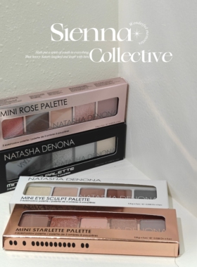 Natasha娜塔莎mini5色眼影盘Xenon/rose/eyesculpt/starlette