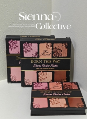 TooFaced六色迷你眼影盘Warm Ember Nudes/Cold Smolder Nudes