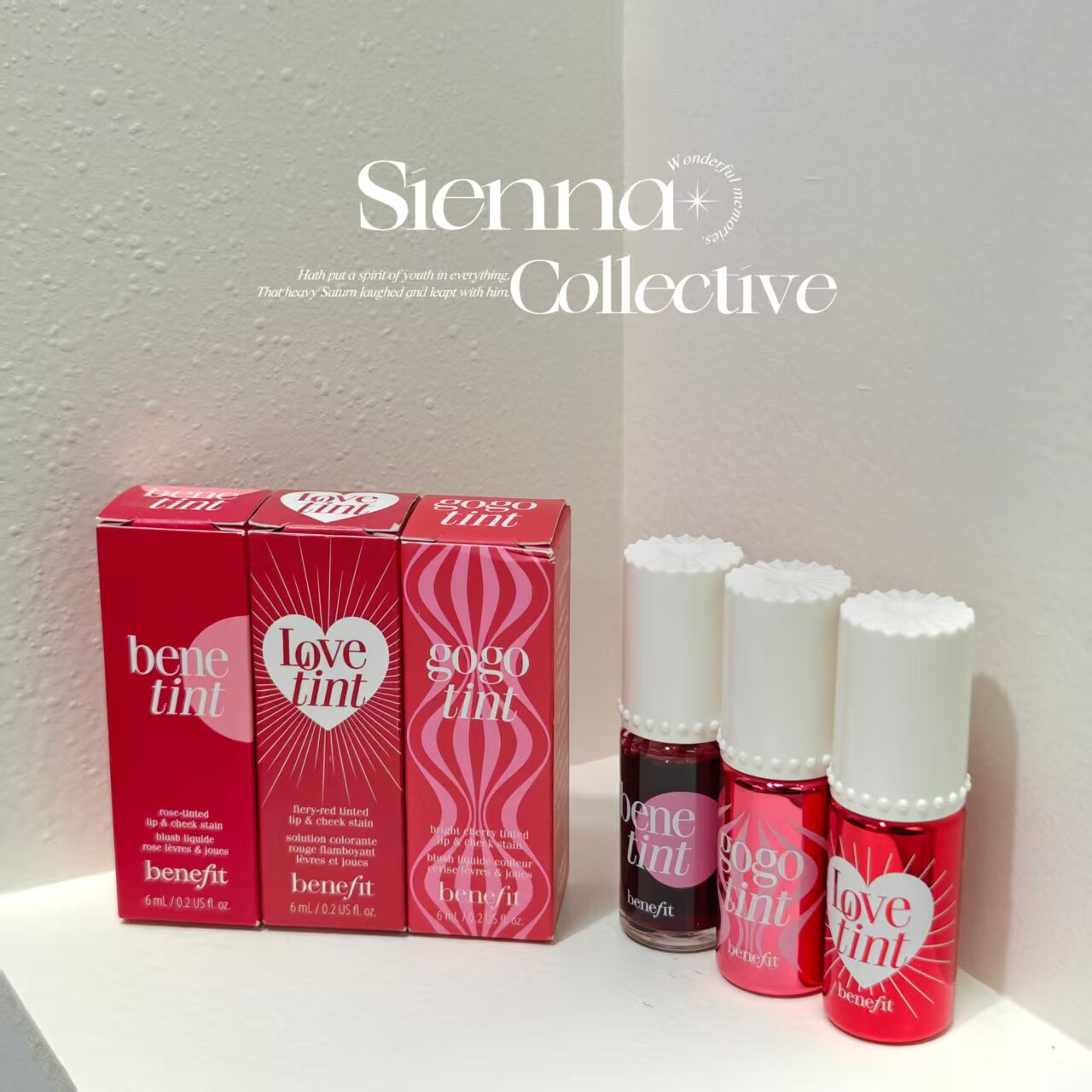 Benefit贝玲妃胭脂水唇颊两用/#benetint/#playtint /chachatint