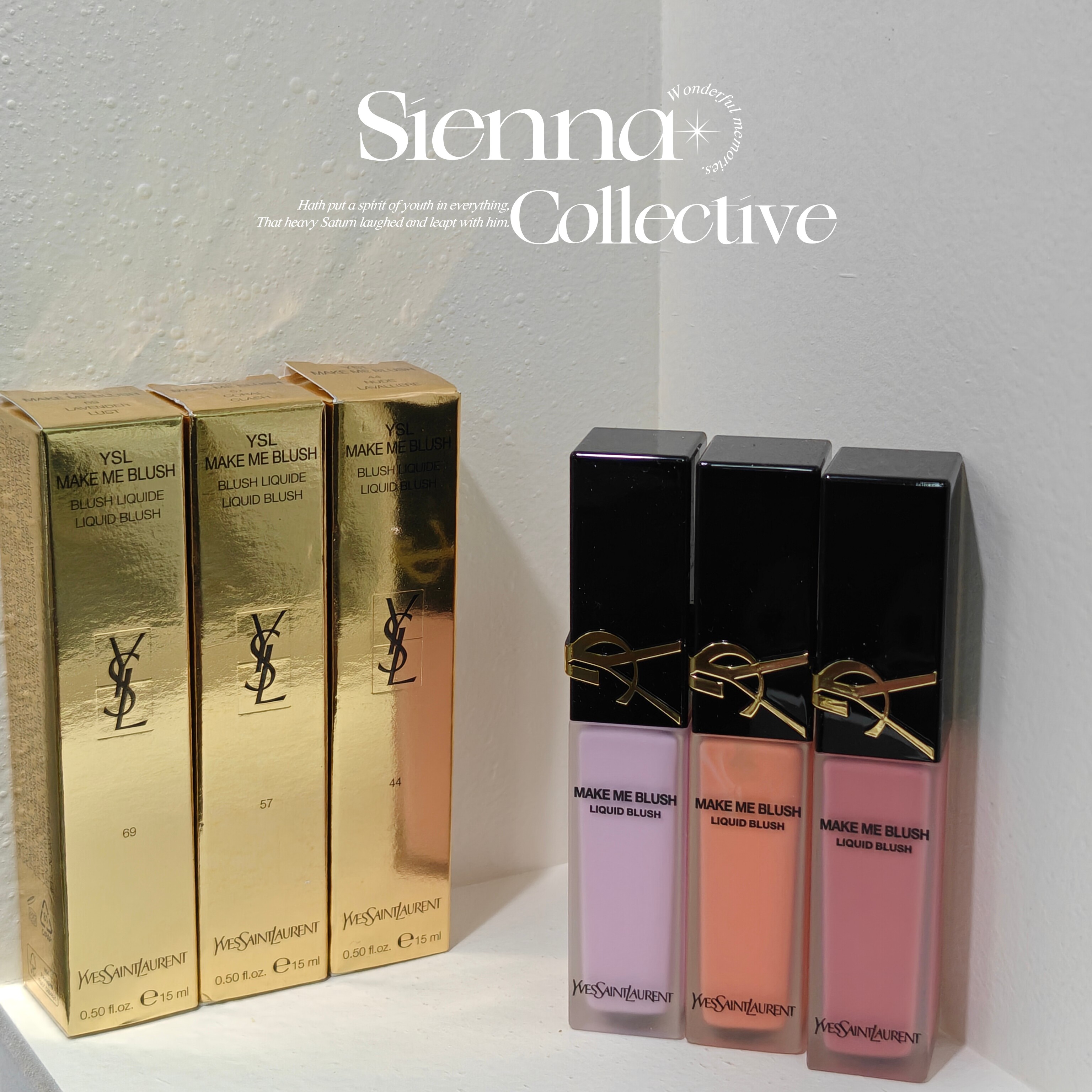 In-stock popular YSL Saint Laurent liquid blush 69 57 44 15 74 80 54 15ml brightening