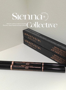 Anastasia双头砍刀眉笔0.2g/正装/眼妆/顺滑显色/自然/棕色/便捷