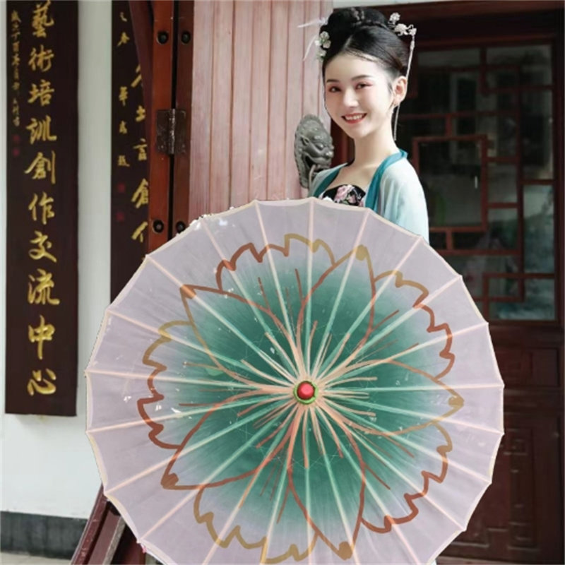 茉莉花透明伞舞蹈伞演出工艺伞