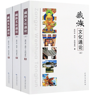 外观陈旧 介意慎拍 藏族文化通论(全3册) 完玛多杰 青海民族出版社 1031页平装