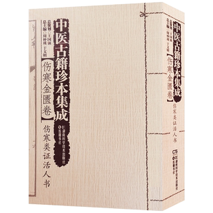 伤寒金匮卷伤寒类证活人书 中医古籍珍本集成 湖南科学技术出版社