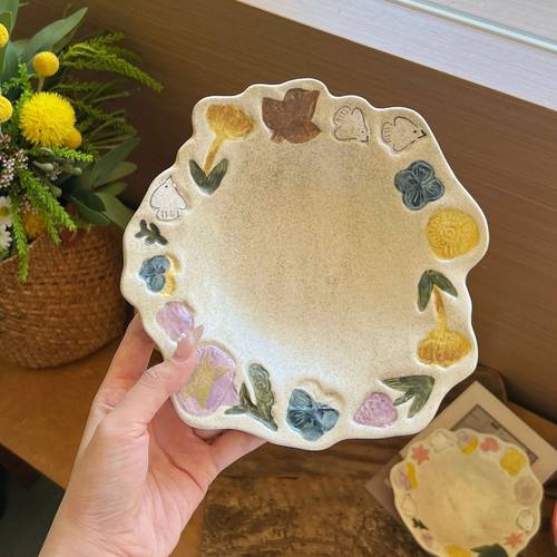 泽滕家异形盘子水果甜品沙拉碟