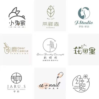 logo设计原创商标字体设计水印图标品牌图标志高端企业公司微信头