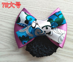 中国农业银行头花女职业盘发网兜酒店护士空姐服务员工作发夹发饰