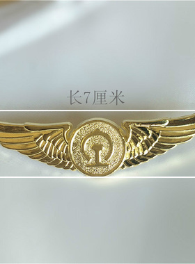 中国铁路胸章 高铁胸徽 动车乘务员金属胸牌 铁路胸牌 列车胸针