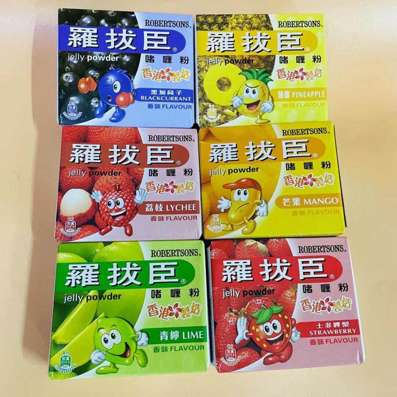 香港罗拔臣啫喱粉鱼胶粉吉利丁果冻布丁粉芒果草莓椰汁桂花糕原料图片