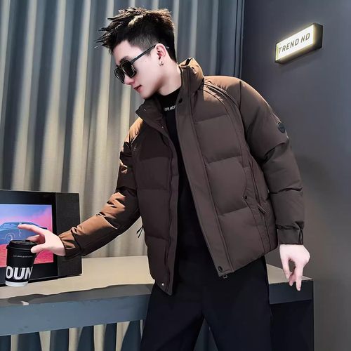 男士加厚棉服冬季保暖高级感外套