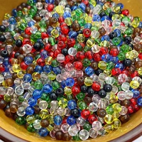 4 мм смешанные стеклянные шарики половина кошачья около 2000 года