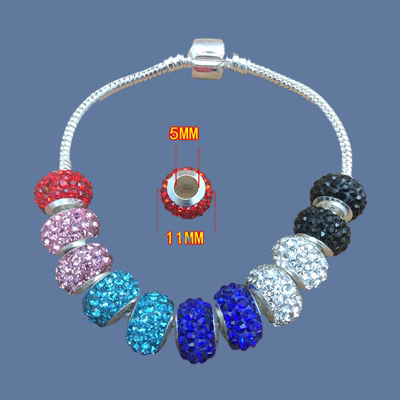 diy香巴拉软陶泥手工散珠