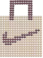 Коричневый хаки+красный кофе