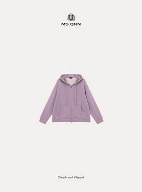 Q姐“心动”奢牌休闲ji简棉柔加厚百搭卫衣 52C1007