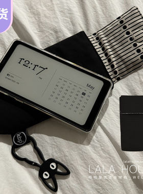 韩国KBP太阳眼镜收纳袋便携防震电子书收纳包磁吸黑色小众轻奢ins