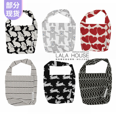 韩国代购KBP帆布包手提包hobo托特包可爱收纳包环保袋tiny