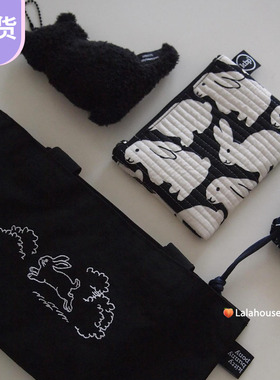 现货韩国KBP化妆袋收纳包kittybunnypony化妆包大容量便携ins