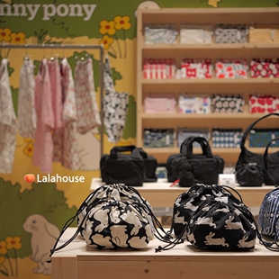 韩国Kbp抽绳收纳袋帆布束口袋布袋便携化妆包旅行ins小众兔子可爱