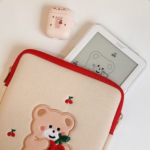 韩国代购 mb可爱小熊苹果pro13寸16笔记本电脑包iPad11