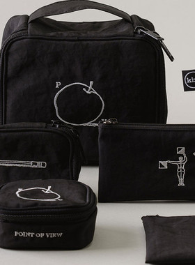 韩国代购kbp收纳包pov化妆包洗漱包数码包kittybunnypony合作ins