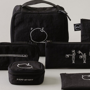 韩国代购kbp收纳包pov化妆包洗漱包数码包kittybunnypony合作ins