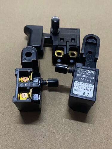 盘式打磨机9218PB切割机4100NH开关电动按钮SGEL115CDY开关
