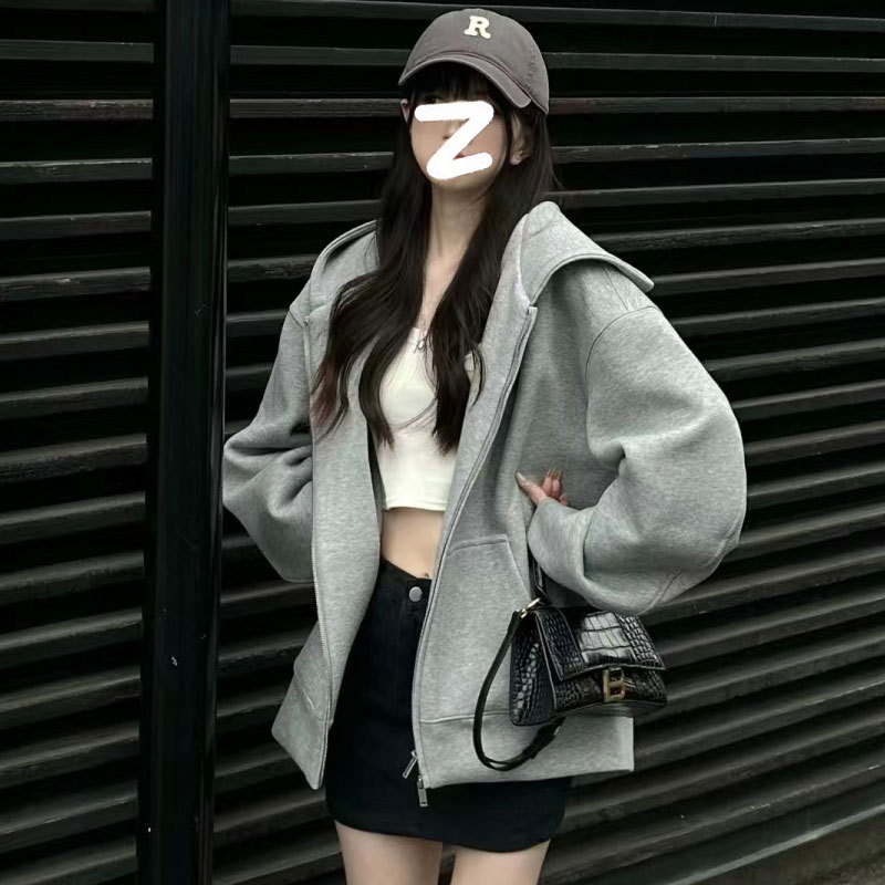 连帽卫衣女薄款卫衣女2025新款