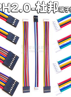 PH2.0mm转杜邦2.54端子线  2p3p4p5p6p7p8p9p10p转接母连接电子线