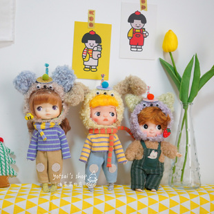 视频教程DIY手工 HOLALA动物帽子 材料包D 原创纸样 店 油菜菜