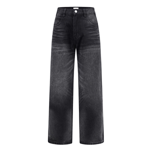 HOOCHEER赫奢50年代复古宽松手擦土耳其面料牛仔裤row风ross版型