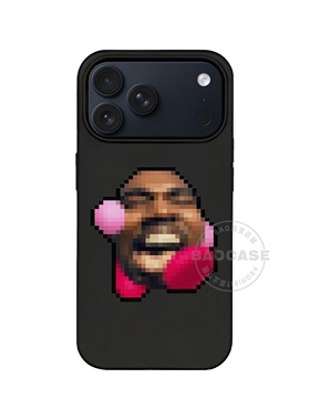 kanye侃爷星之侃比像素风15promax适用于苹果14pro可降解14防摔11全包12pro磨砂12promax简约16新款13软壳