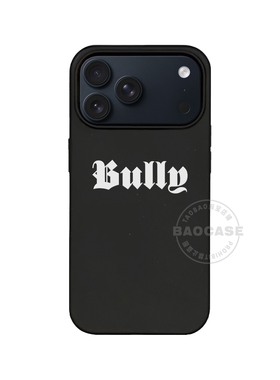 kanye侃爷BULLY专辑字母原创适用于苹果17防摔15全包12pro雾感磨砂13高级感保护套13软壳16promax手机壳