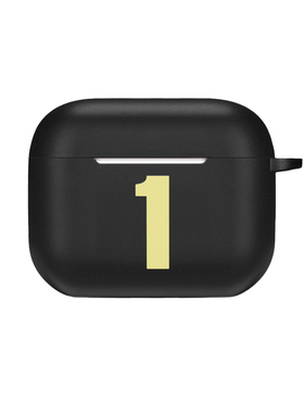 kanye侃爷数字简约适用苹果AirPods4保护套1/2/3代无线耳机盒保护壳AirpodsPro3第二代保护套全包磨砂TPU软壳