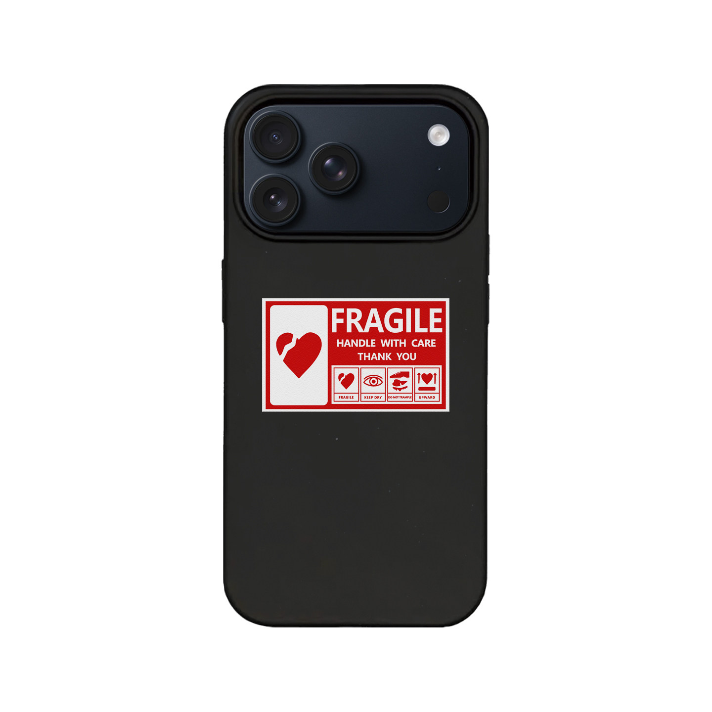 原创心碎标签15promax适用于苹果14pro可降解14防摔11全包12pro磨砂12promax简约xsmax时尚艺术7新款13软壳