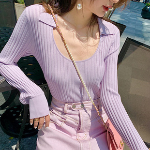 ALUONLINESHOP 我要變好看臉紅心跳砰砰撞不停大牌奢品冰絲粉上衣