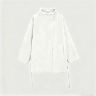 SSAVAGE“朗伊尔城”鹅绒羽绒服女2025冬季新款立裁系带收腰外套