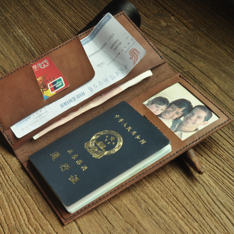 2019款护照夹真皮机票护照套包证件卡出国旅行本港澳通行证保护套
