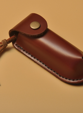 适用于91/111mm瑞士军刀工作维氏真皮套刀鞘皮套牛皮折刀手工制