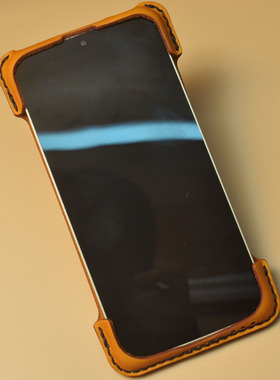 适用于三星s24+手机壳全包防摔创意牛皮个性真皮包边保护套