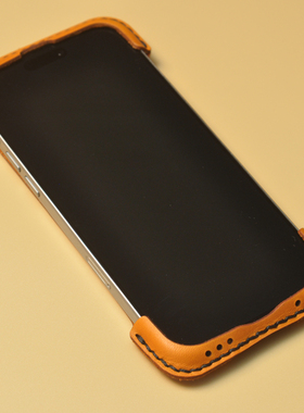适用于苹果iphone 17 pro max 16 15 14 13牛皮手机壳保护套真皮防摔16e