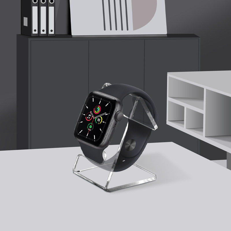 收纳架 亚克力手表展示架托架透明单个家居架展架珠宝架柜台