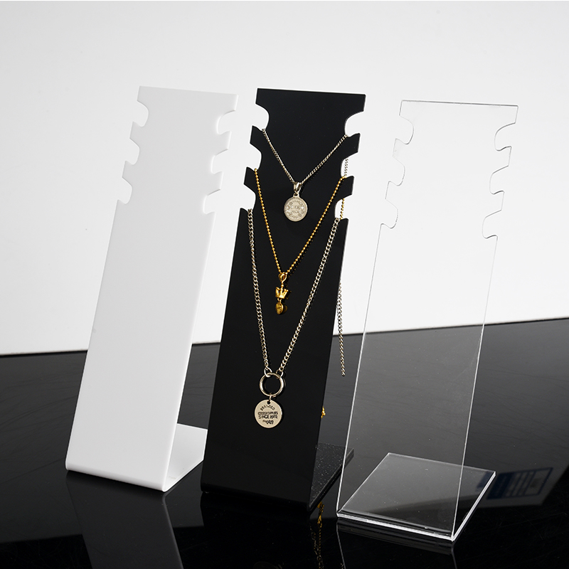 ins透明亚克力项链立式摆摊吊坠