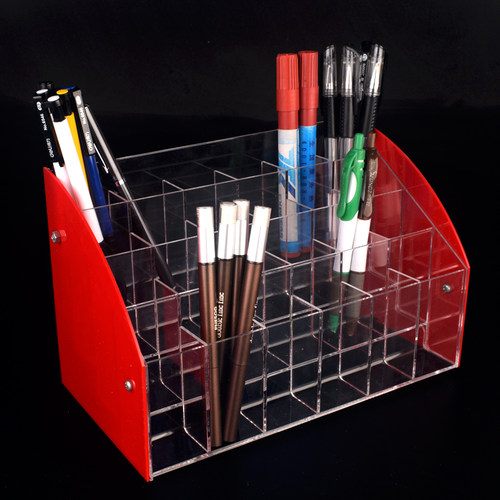 亚克力文具店笔架眉笔陈列架