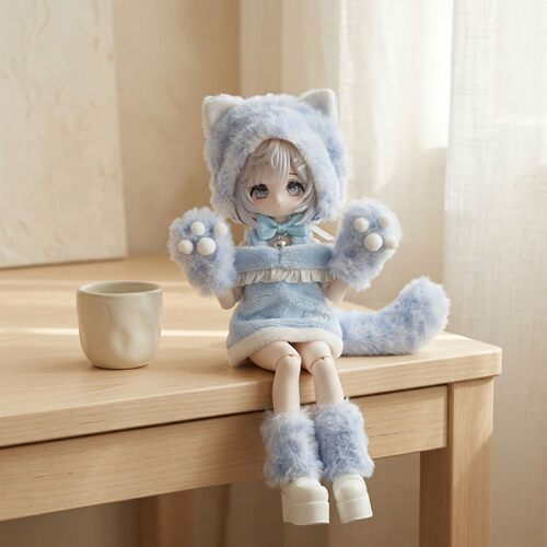 猫爪8分bjd12分OB11娃衣11-17厘米潘妮倪兔阿巳体ymy人偶衣服套
