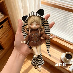 8分bjd12分ob11娃衣冬季11-17厘米潘妮邦倪兔阿巳体可动人偶衣服